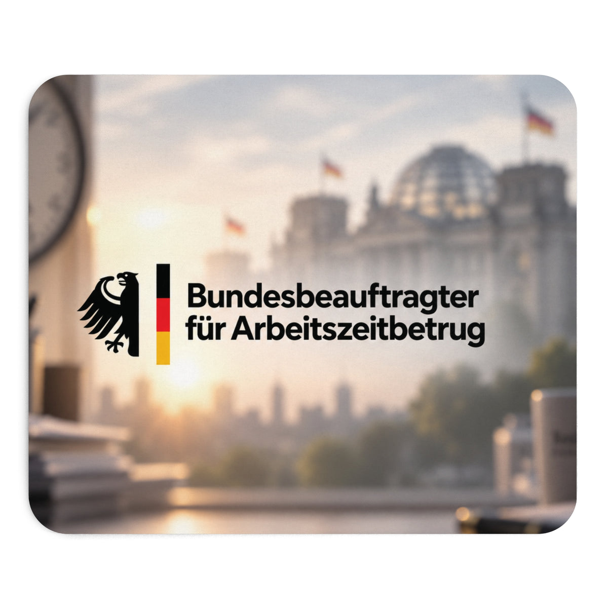 Bundesbeauftragter für Arbeitszeitbetrug – Mousepad