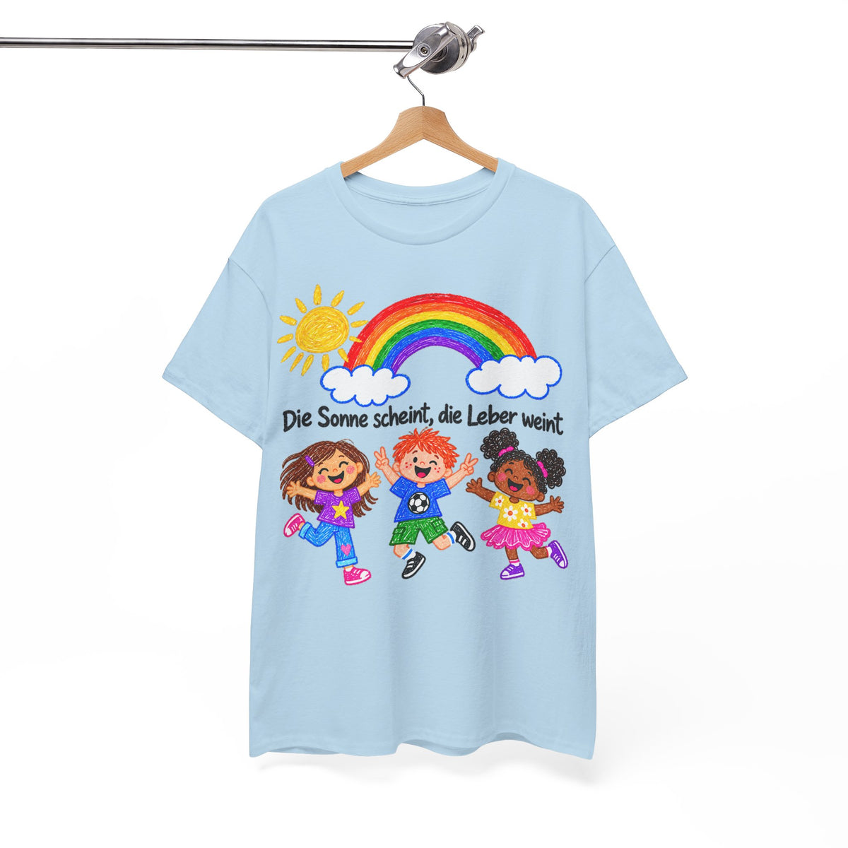 Die Sonne scheint, die Leber weint - Unisex Tee