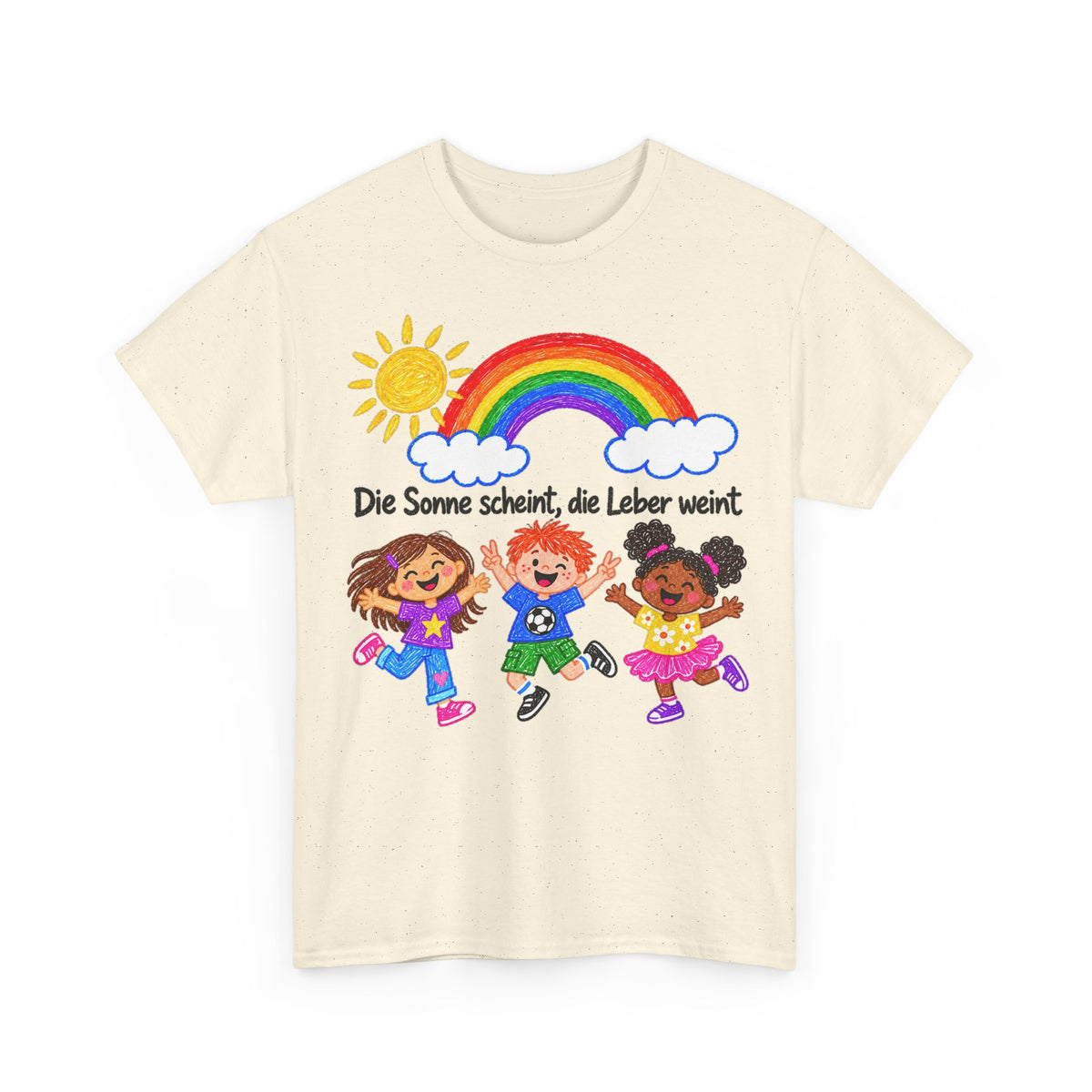 Die Sonne scheint, die Leber weint - Unisex Tee