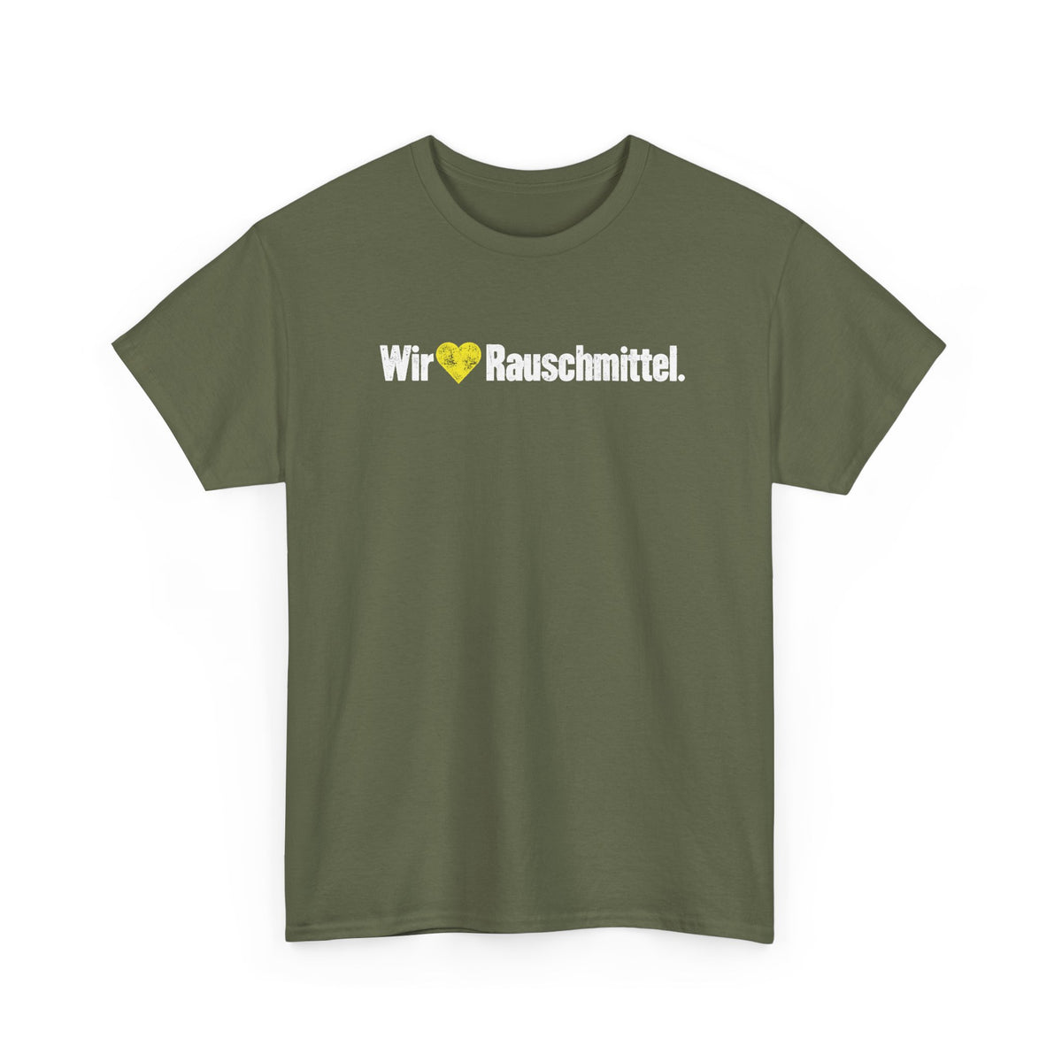 Wir 💛 Rauschmittel - Unisex Tee