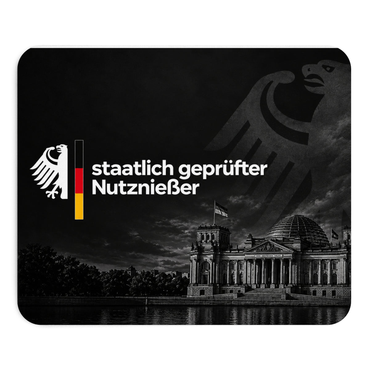 Staatlich geprüfter Nutznießer - Mousepad