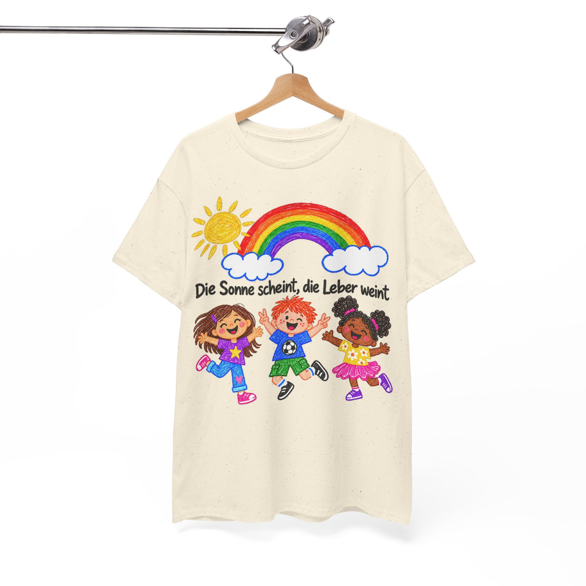 Die Sonne scheint, die Leber weint - Unisex Tee