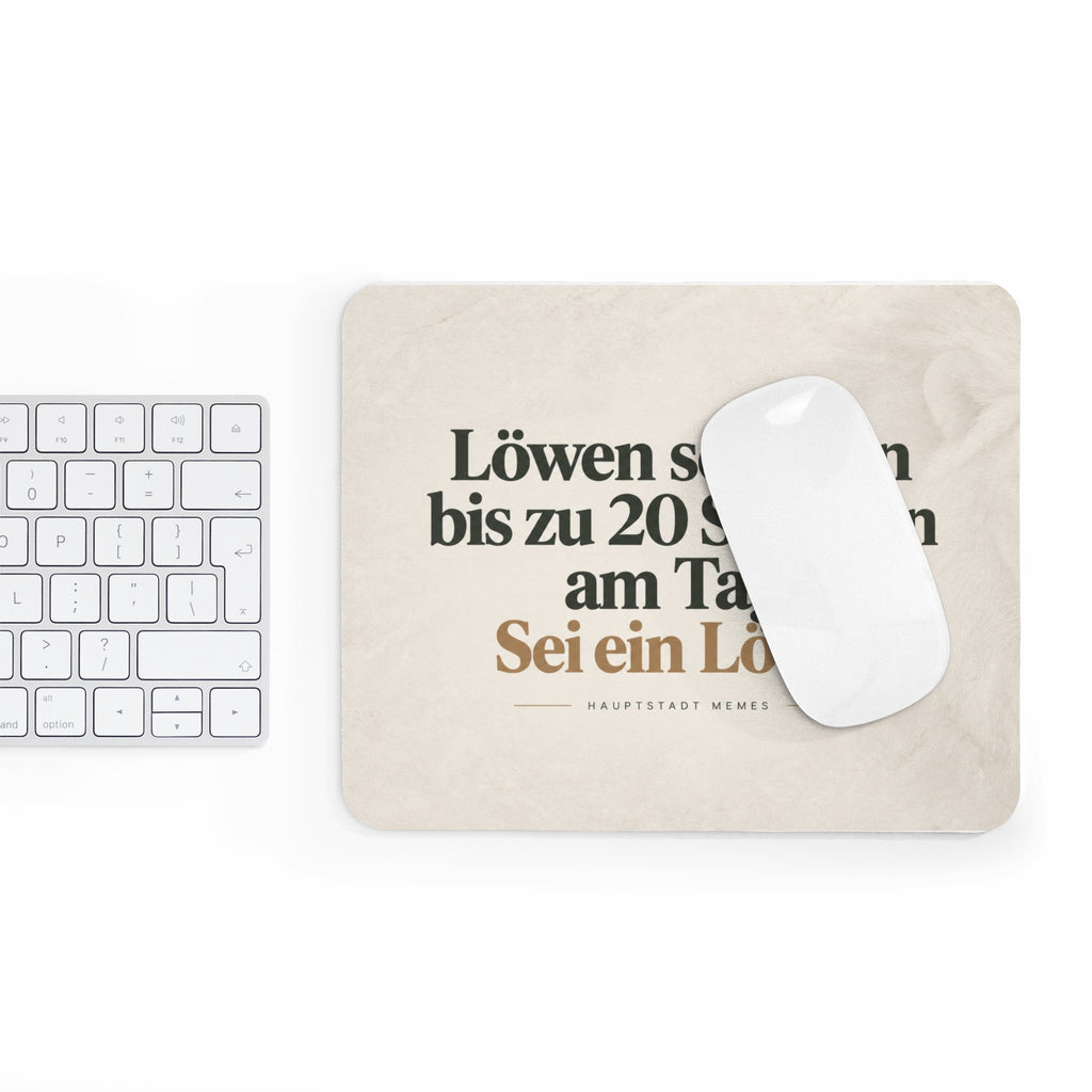 Löwen schlafen bis zu 20 Std am Tag - Mousepad