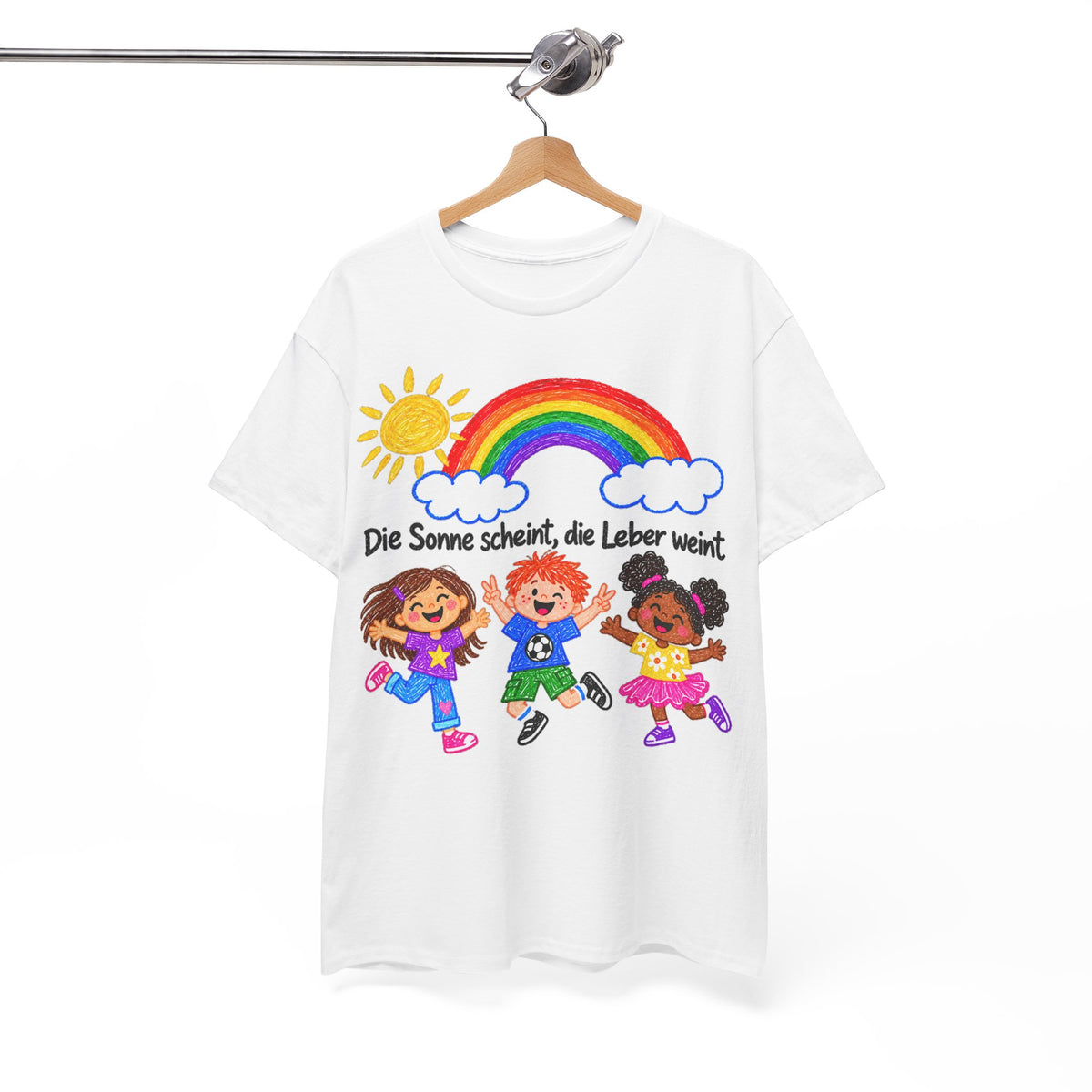 Die Sonne scheint, die Leber weint - Unisex Tee