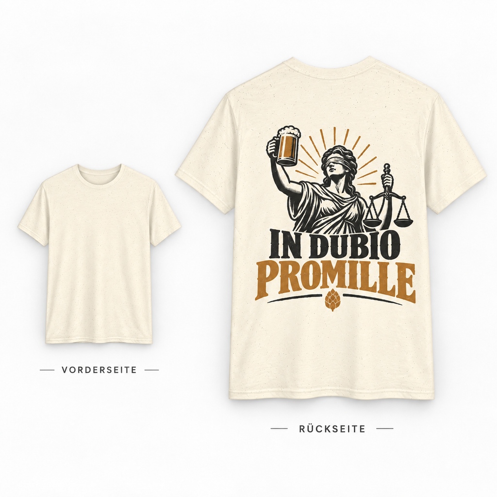 in dubio promille- Backprint Tee
