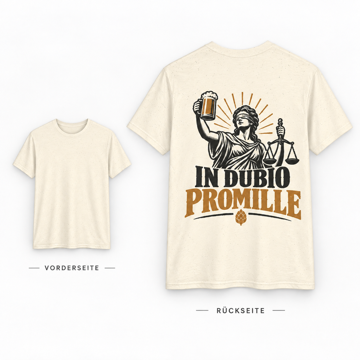in dubio promille- Backprint Tee